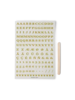 Søstrene Grene Schweiz Aufkleber<Buchstaben-Transferaufkleber