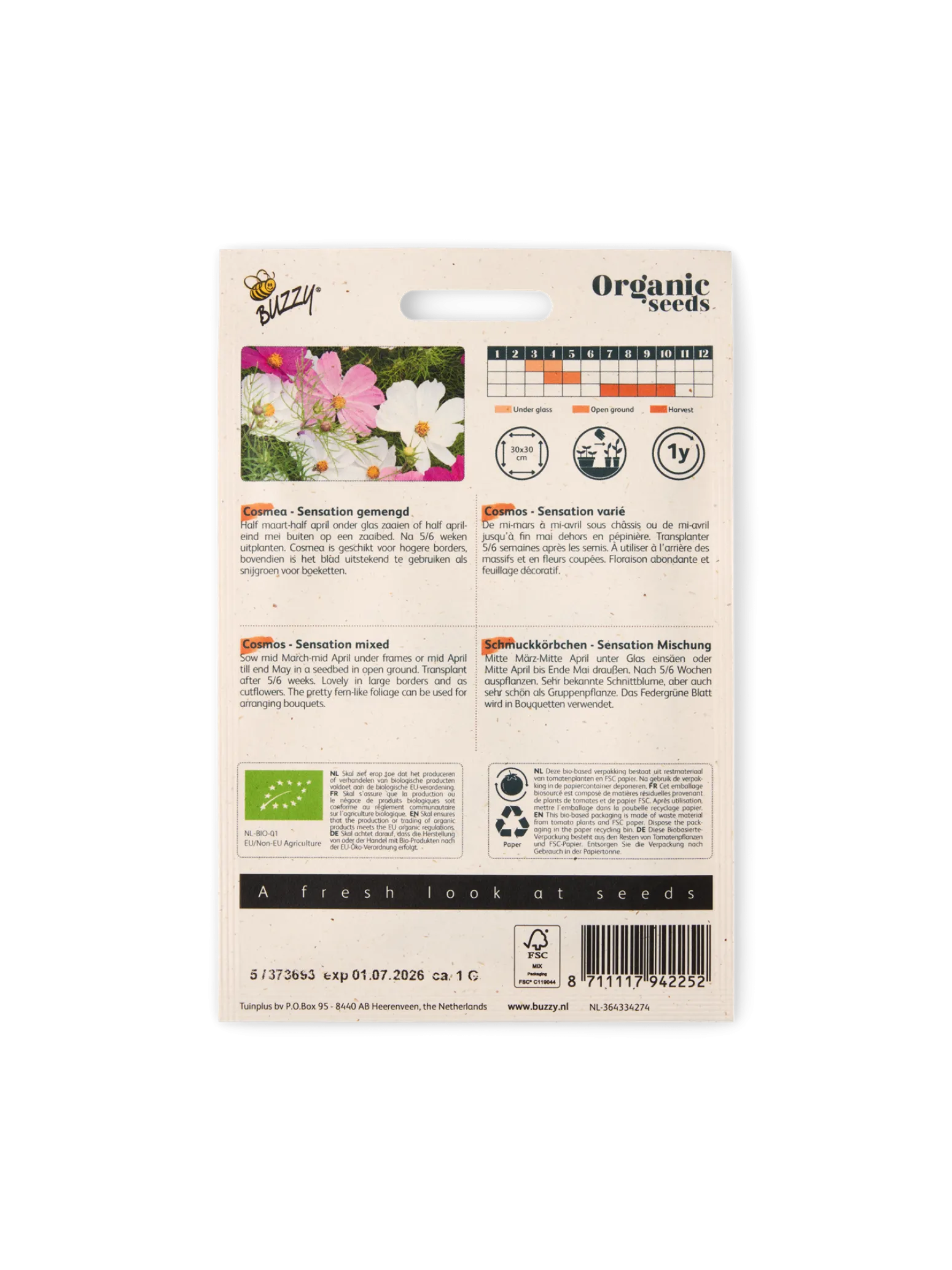 Søstrene Grene Schweiz Garten|Garten Und Balkon<Buzzy® Bio-Kosmeen Sensation