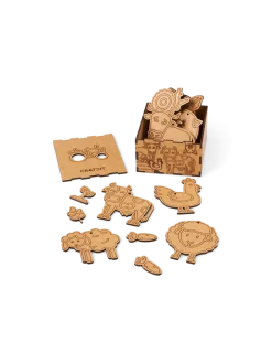 Kinder Søstrene Grene Schweiz Holzspielzeug<DIY-Set Animal Friends
