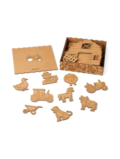 Kinder Søstrene Grene Schweiz Holzspielzeug<DIY-Set Barn Life