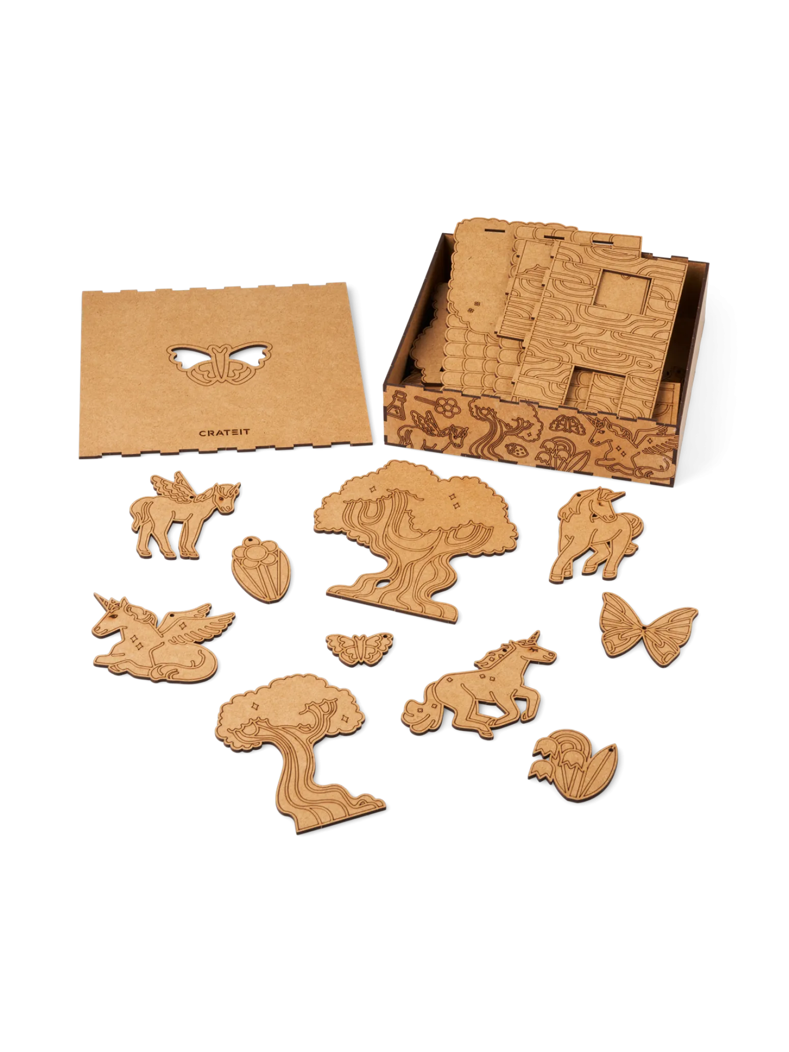 Kinder Søstrene Grene Schweiz Holzspielzeug<DIY-Set Magic Forest