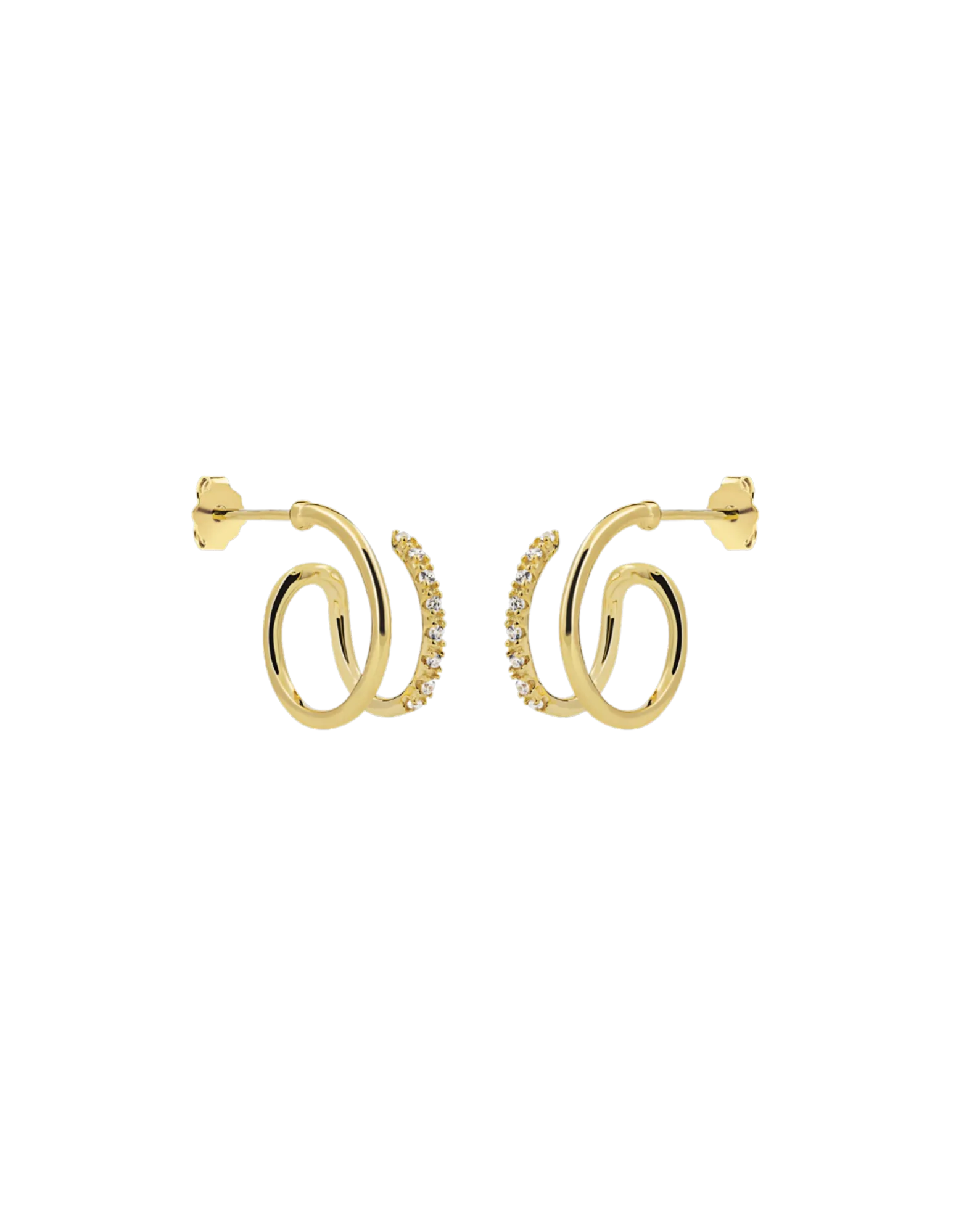 Søstrene Grene Schweiz Ohrringe<Double Swirl Ohrringe