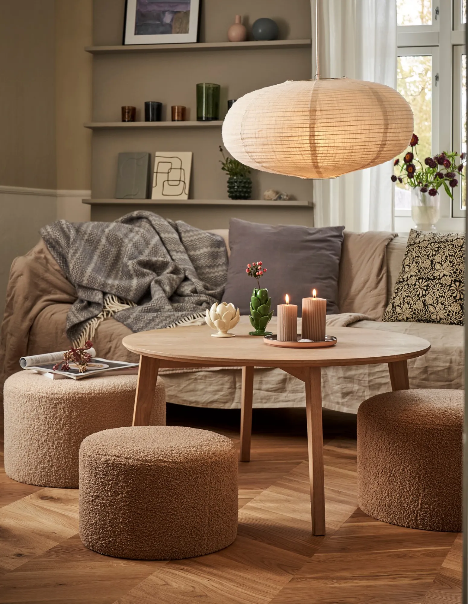 Søstrene Grene Schweiz Hocker<Hocker Mit Teddy-Stoff