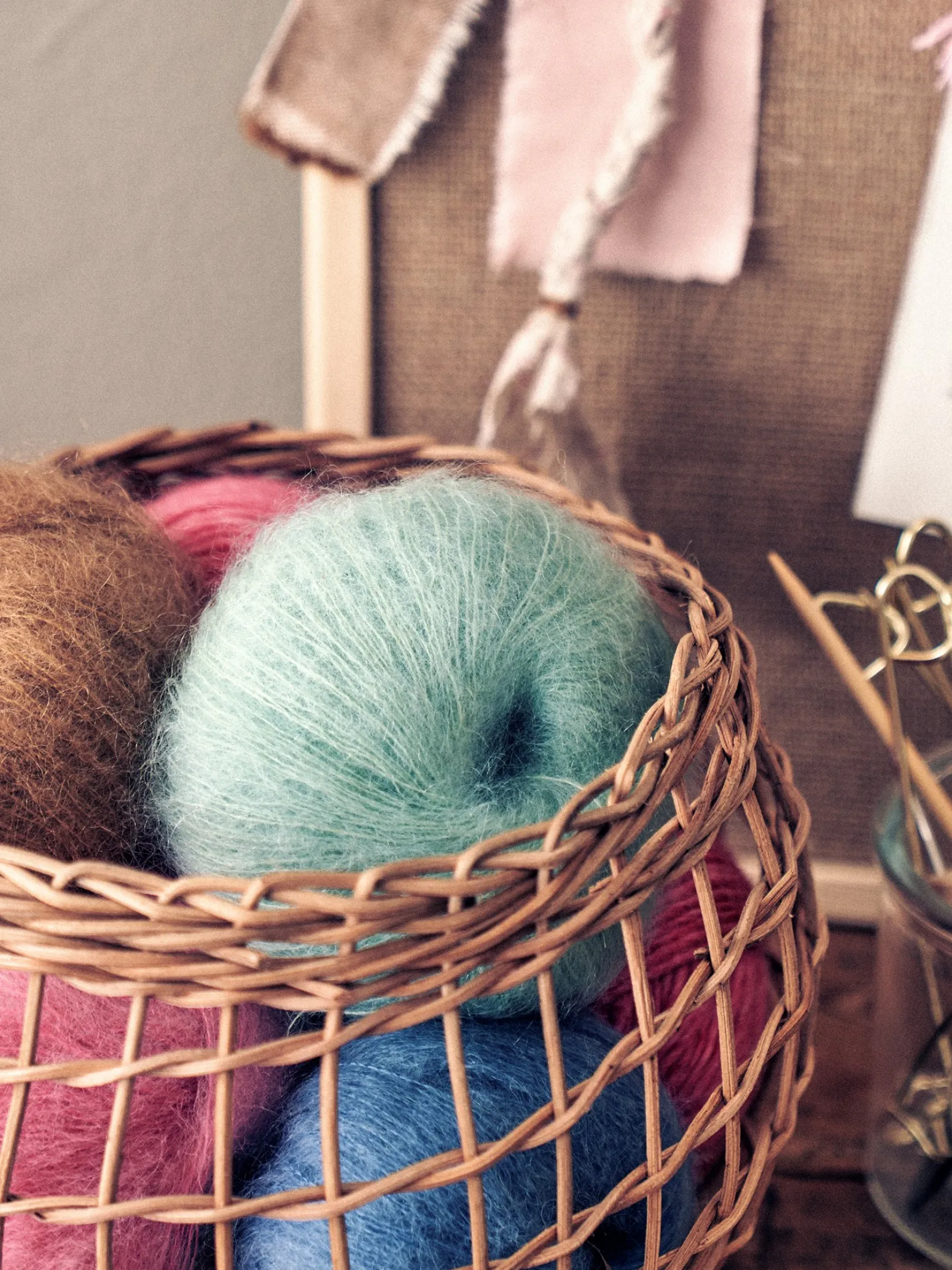 Søstrene Grene Schweiz Strickwolle<Mohair-Nylon-Garn