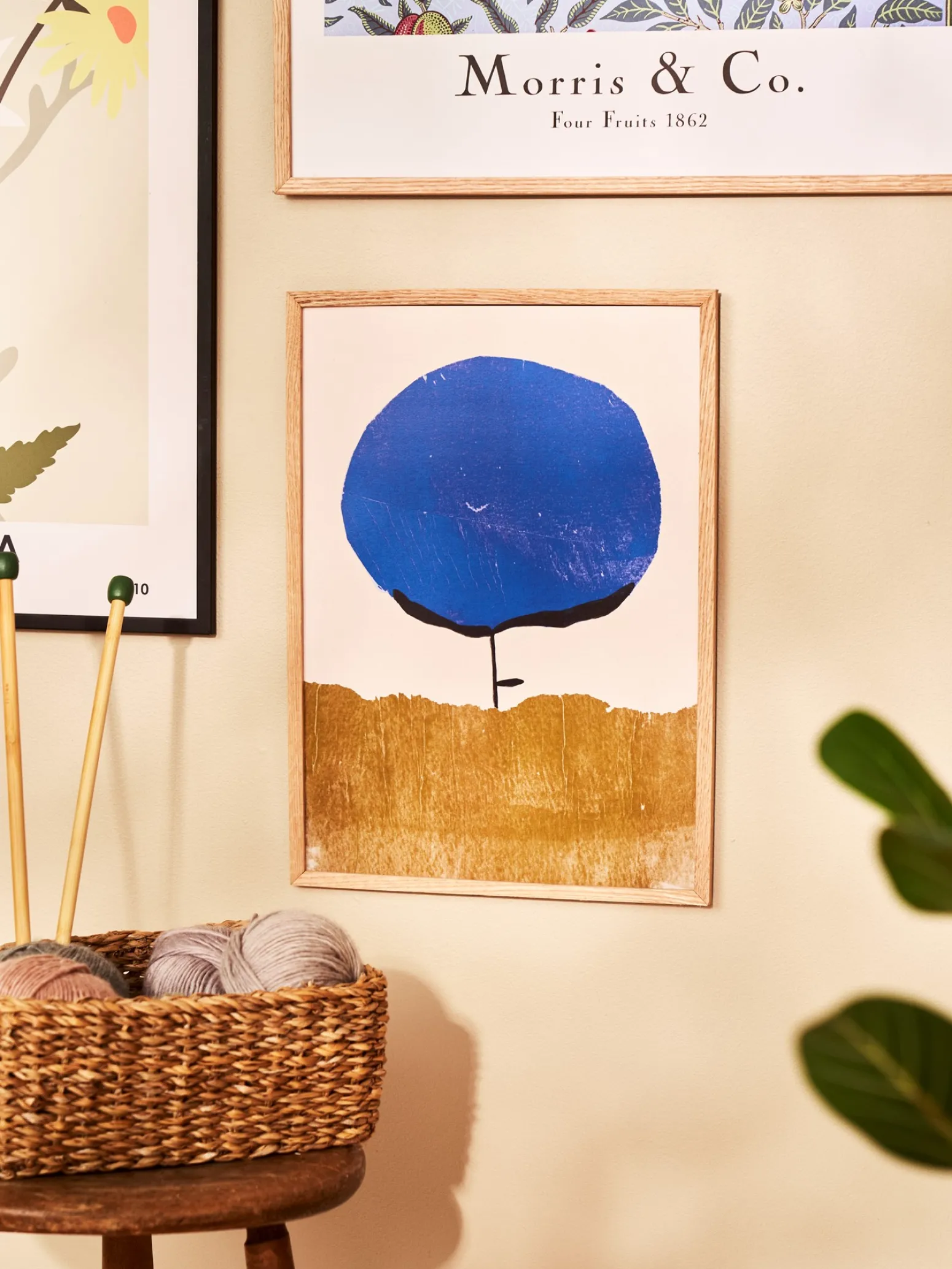 Søstrene Grene Schweiz Rahmen Und Poster<Poster Blue Flower A3