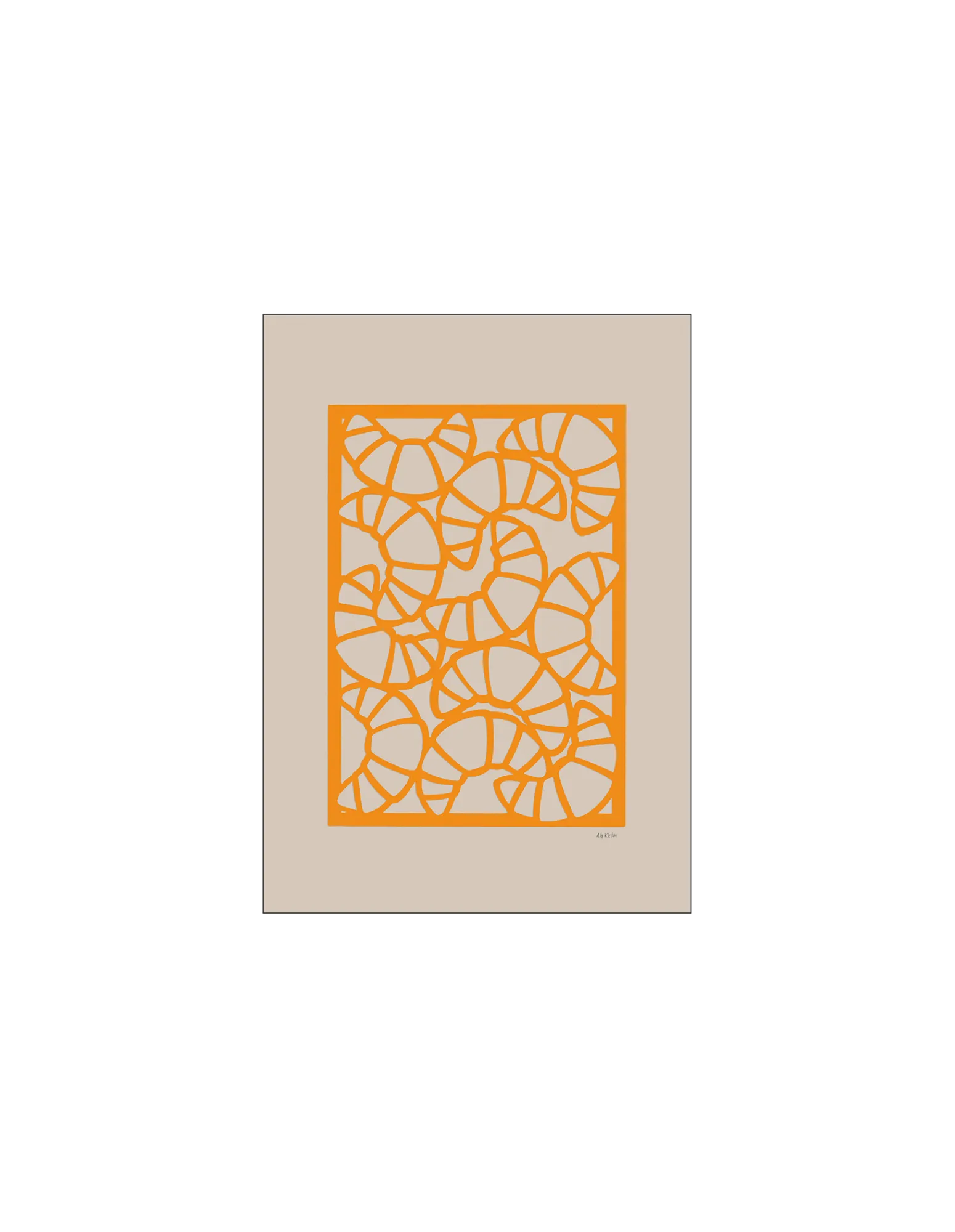Søstrene Grene Schweiz Rahmen Und Poster<Poster Croissants A4