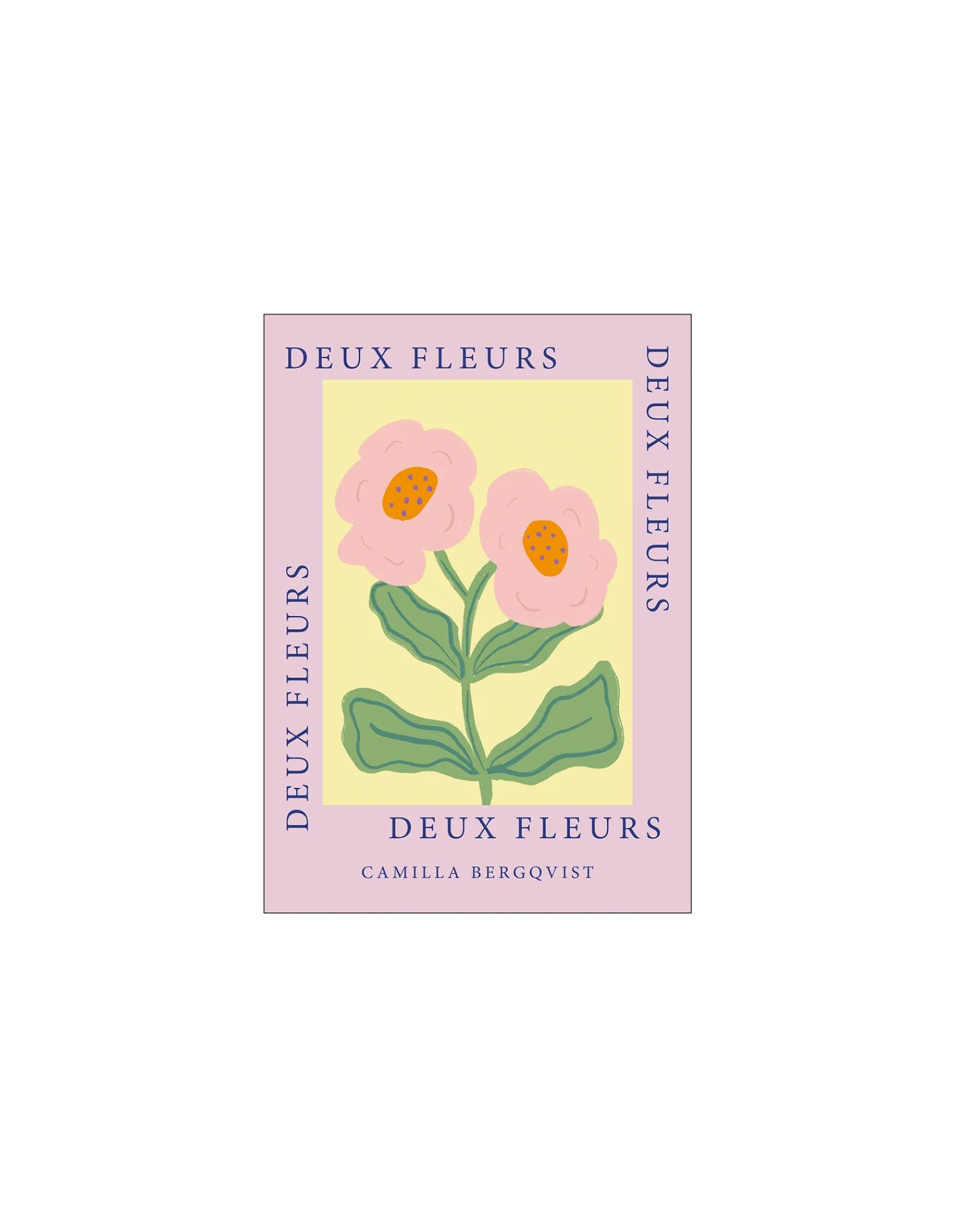 Søstrene Grene Schweiz Rahmen Und Poster<Poster Deux Fleurs Pink A4
