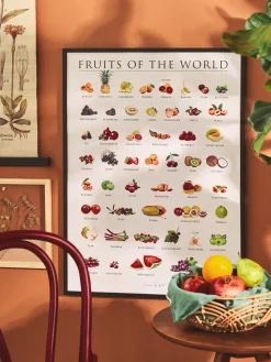 Søstrene Grene Schweiz Rahmen Und Poster<Poster Fruits Of The World 50 X 70