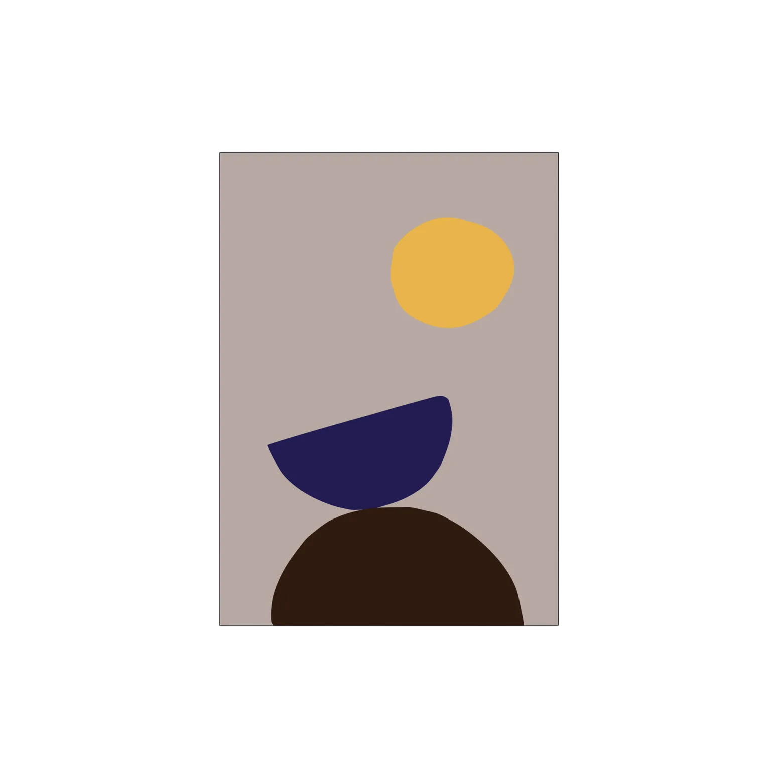 Søstrene Grene Schweiz Rahmen Und Poster<Poster Organic Shapes 07 A3