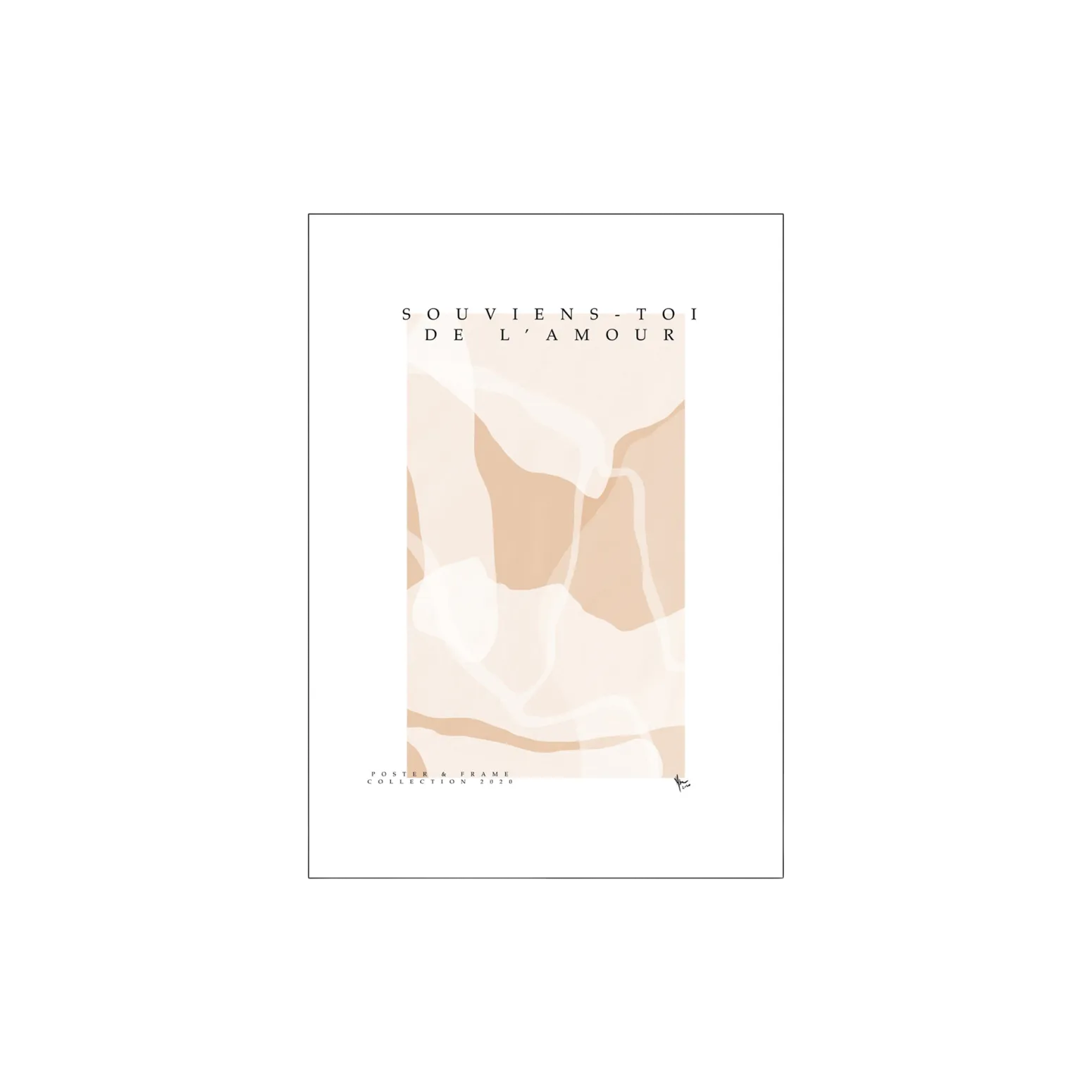 Søstrene Grene Schweiz Rahmen Und Poster<Poster Souviens-Toi De L'Amour 50 X 70