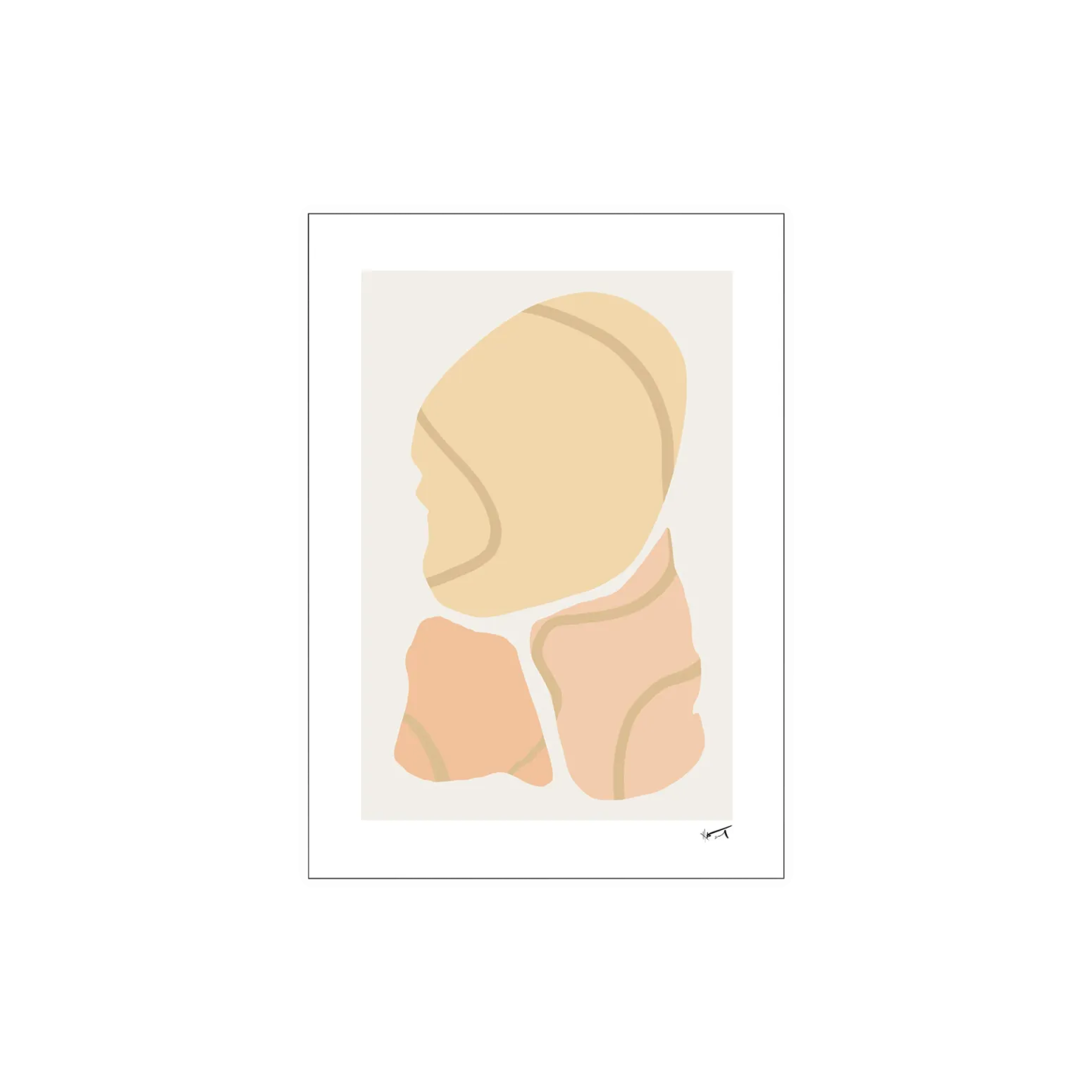 Søstrene Grene Schweiz Rahmen Und Poster<Poster Trois Morceaux A3