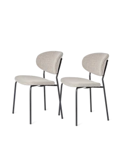 Søstrene Grene Schweiz Stühle<Stuhl Mit Bouclé-Stoff 2er-Pack