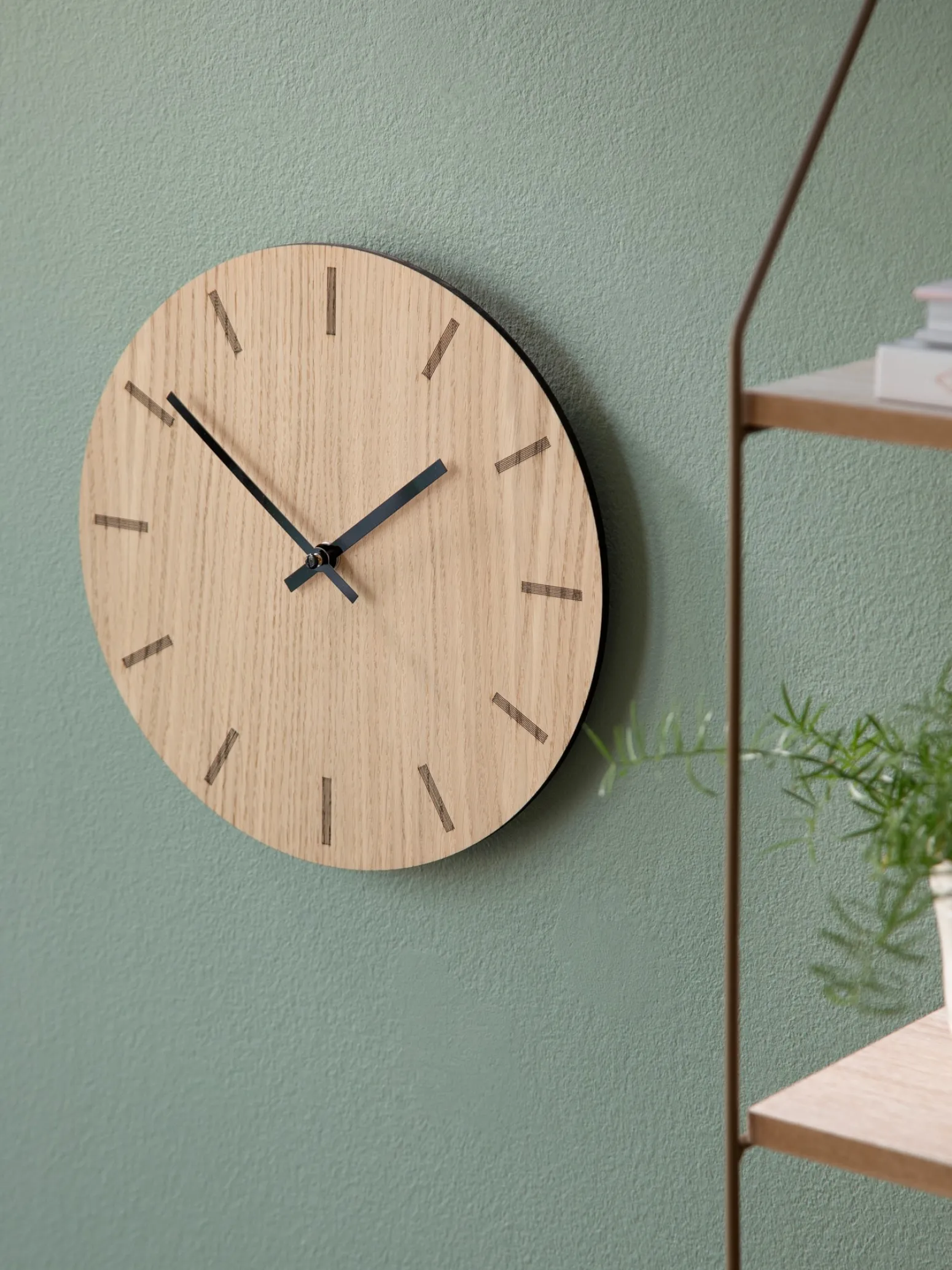 Søstrene Grene Schweiz Dekoration<Wanduhr Light Oak Ø28