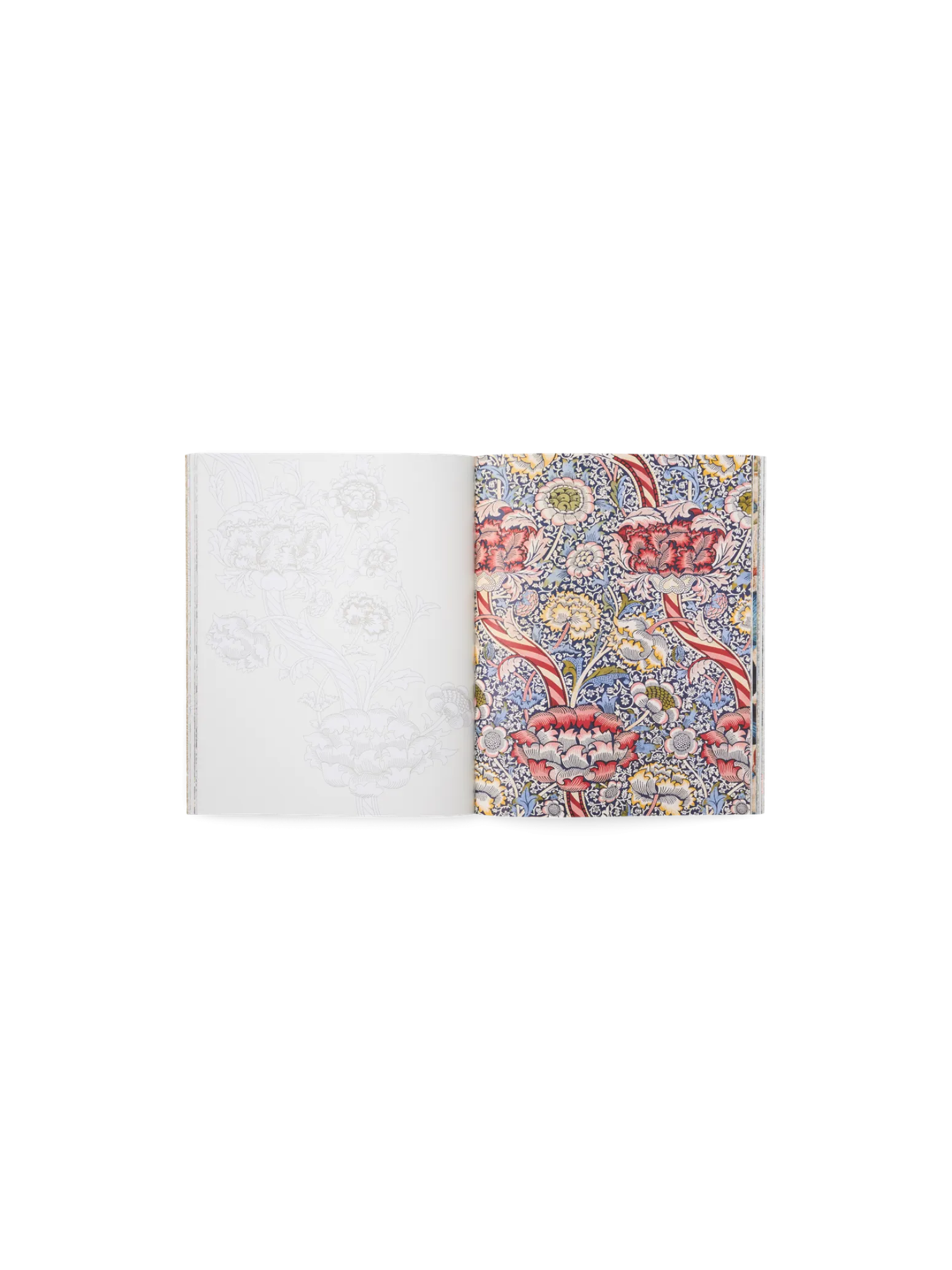 Søstrene Grene Schweiz Coffee Table Books<William Morris - An Arts & Crafts Colouring Book