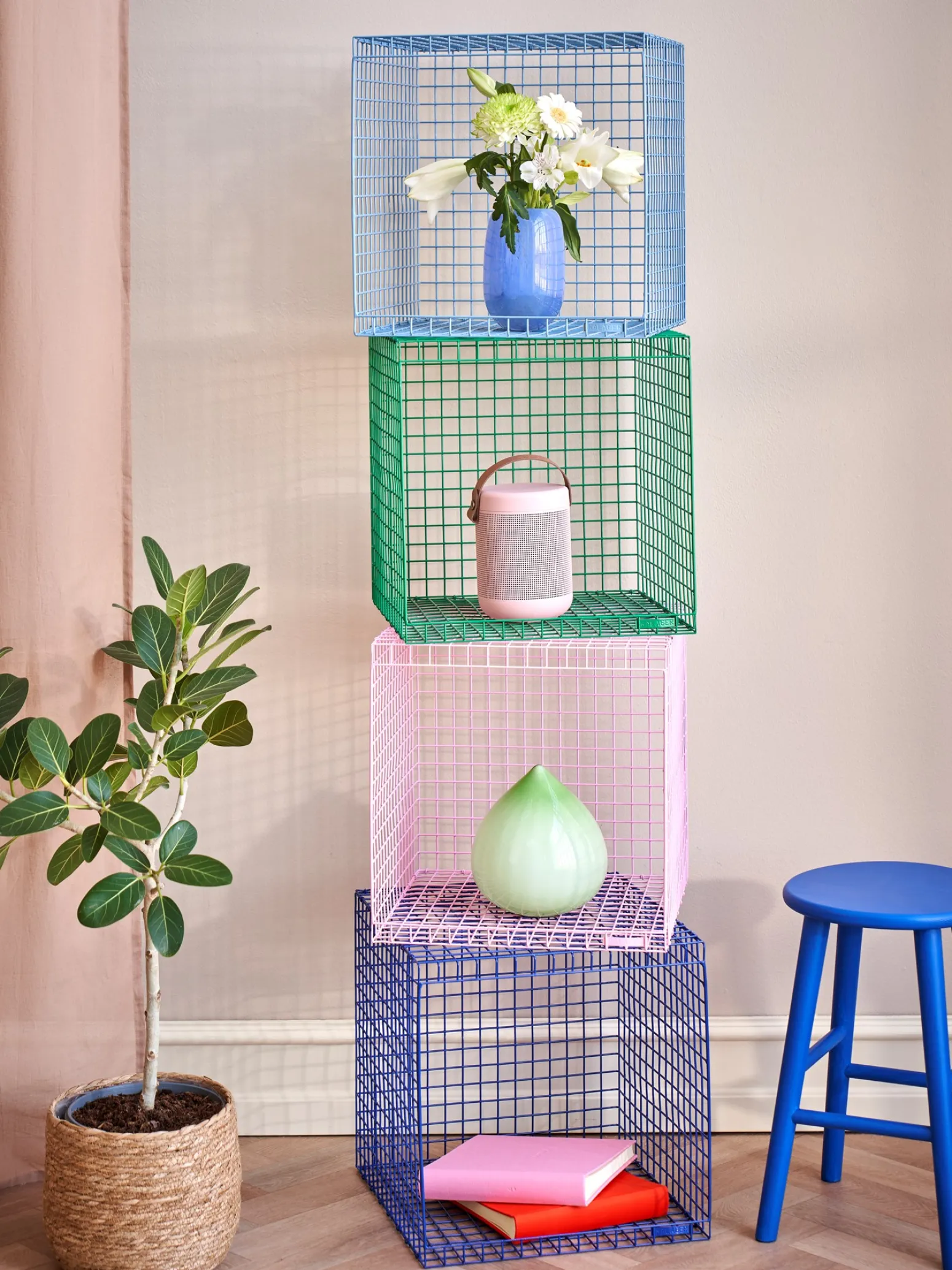 Søstrene Grene Schweiz Regale<WIRE CUBIC Würfelregal